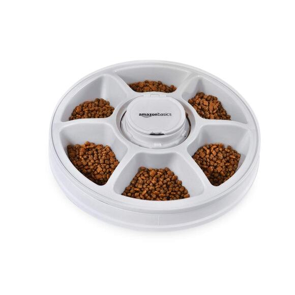 Amazon Basics Automatic Electronic Timed Pet Feeder - 6 Portions, Teal - Picture 7 of 7